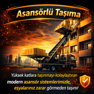 İzmir Asansörlü Ev Taşıma